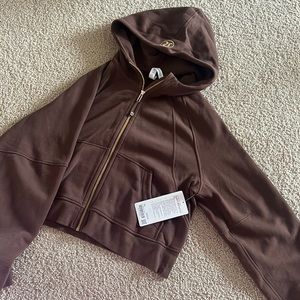 Lululemon Oversized Scuba Full Zip Java M/L